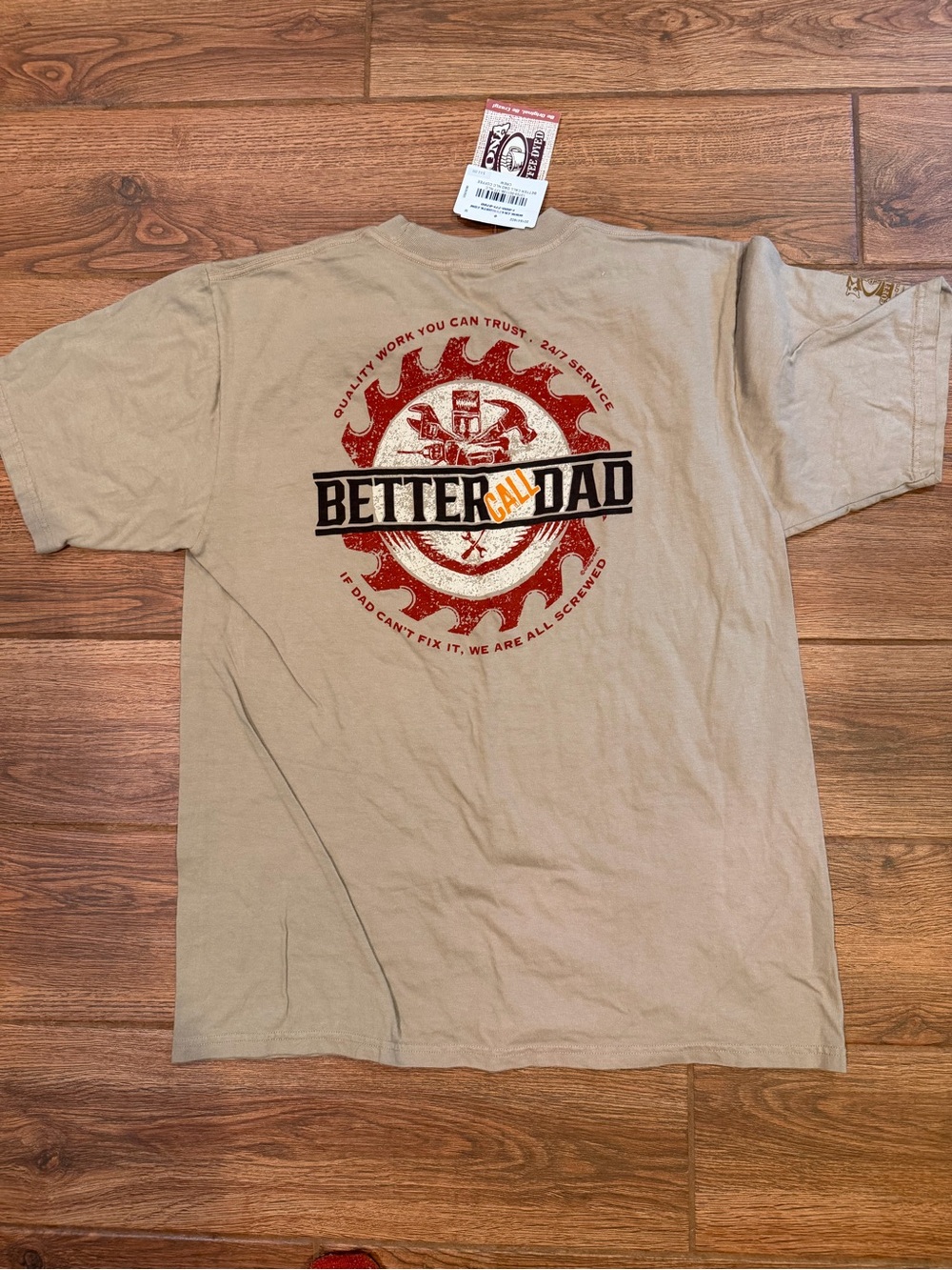 Crazy shirts Better call Dad Graphic Tee / Kona coffee dyed / men’s small / nwt